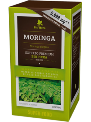 Moringa 5000mg - 30 Cápsulas - Bio-Hera